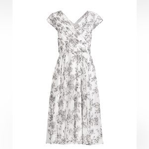 Rachel Parcell floral print wrap front dress size 4